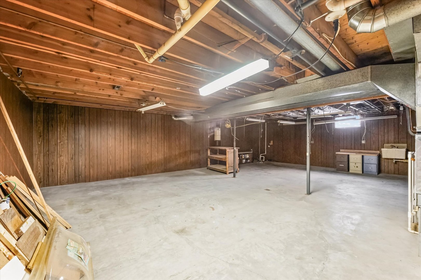 510 Parker Place Rantoul, IL 61866 - Photo 28 of 33 a view of empty room with wooden ceiling