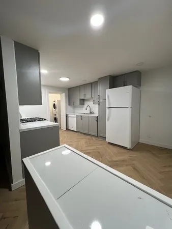 a room with storage and utility