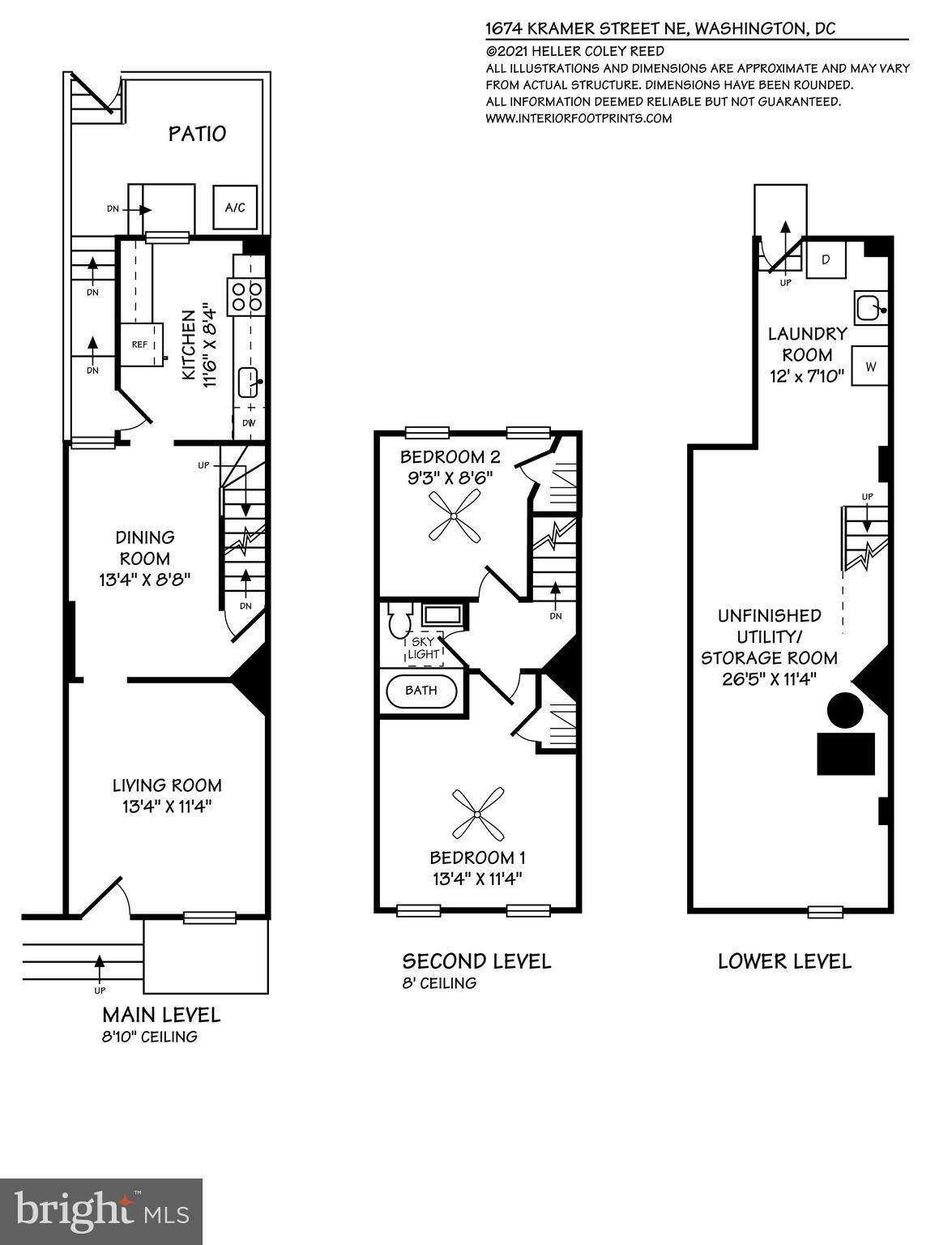 1674 Kramer Street Northeast Washington, DC 20002 - Photo 28 of 28 Floor plan