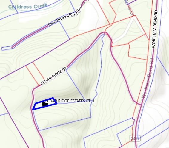 Tbd Cedar Ridge Drive China Spring, TX 76633 - Photo 5 of 6 a close up of a street sign