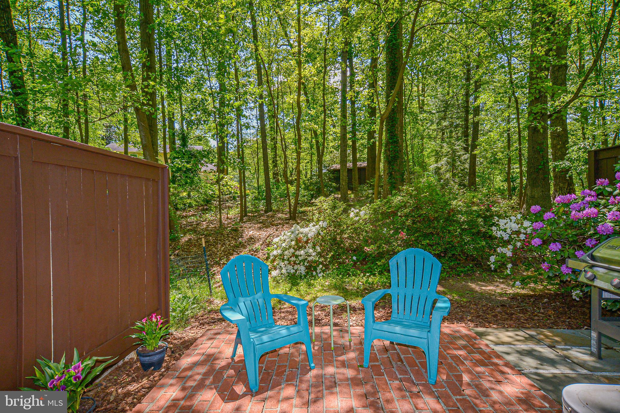 2410 Cloudcroft Square Reston, VA 20191 - Photo 18 of 26 Brick & Slate Patios in Rear Yard