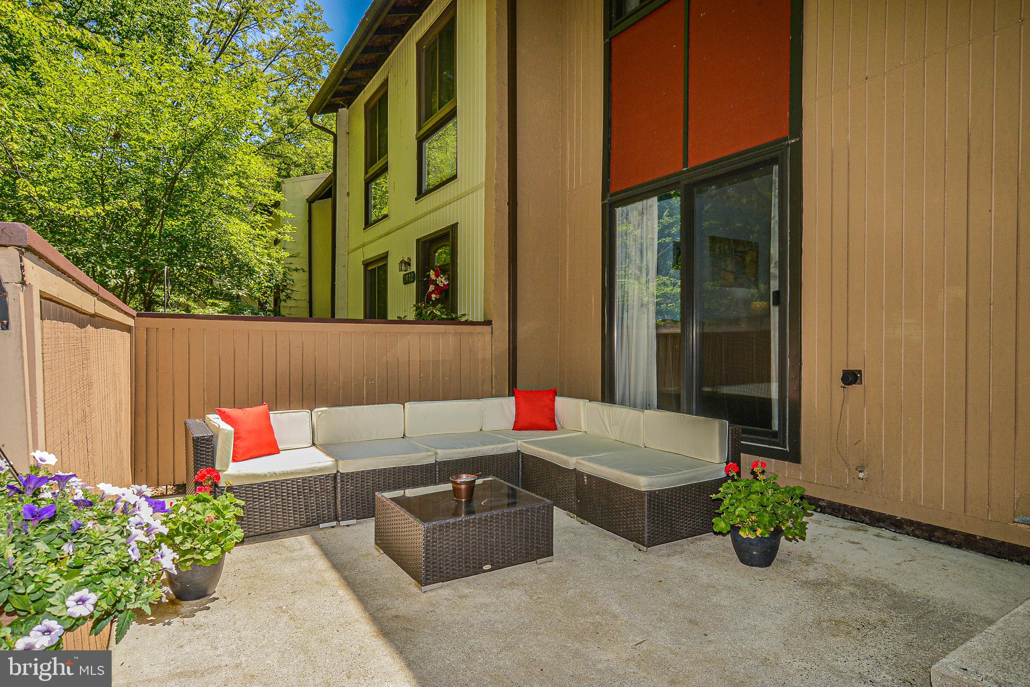 2410 Cloudcroft Square Reston, VA 20191 - Photo 3 of 26 Private Front Patio with Access from Living Room
