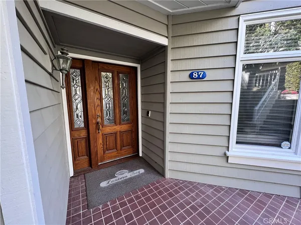 a view of front door of a house