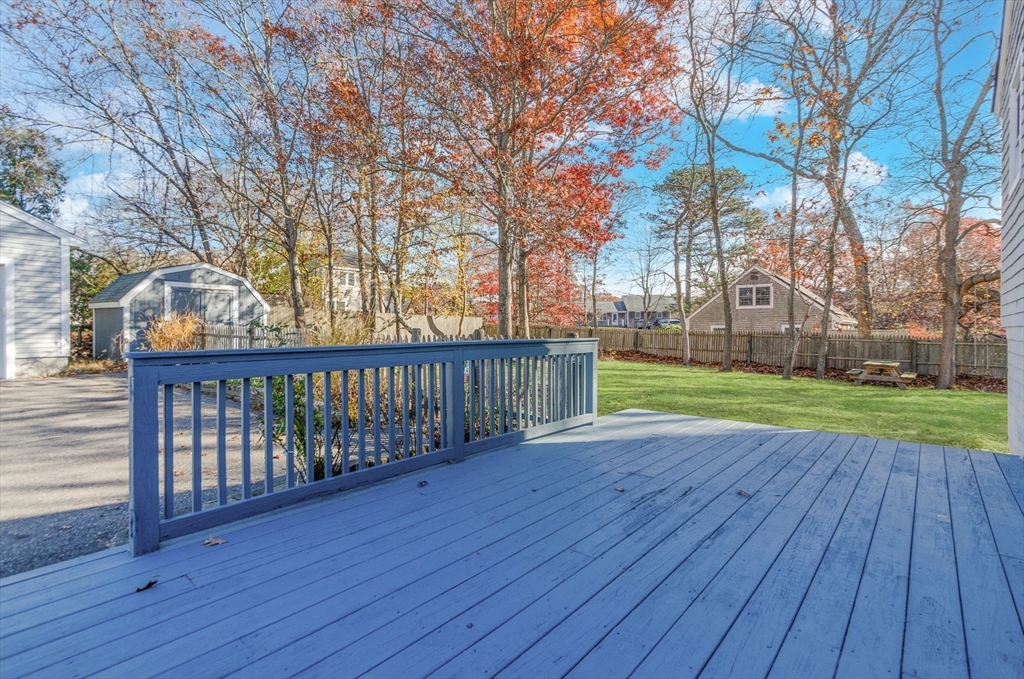 15 Chatham Road Plymouth, MA 02360 - Photo 11 of 35 a view of a backyard with wooden floor