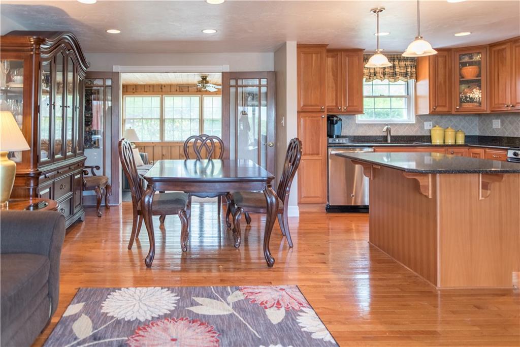 364 Lincoln Hall Road Elizabeth, PA 15037 - Photo 5 of 19 Dining area and sun room are separated by french doors.