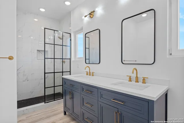 a view of a backyard with a garden