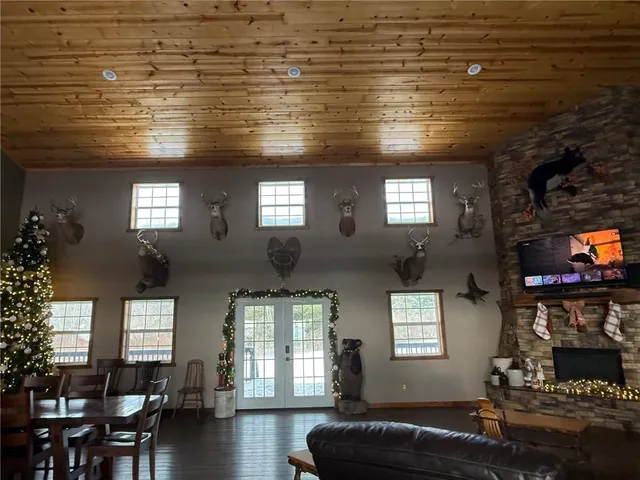 a bedroom with furniture and window