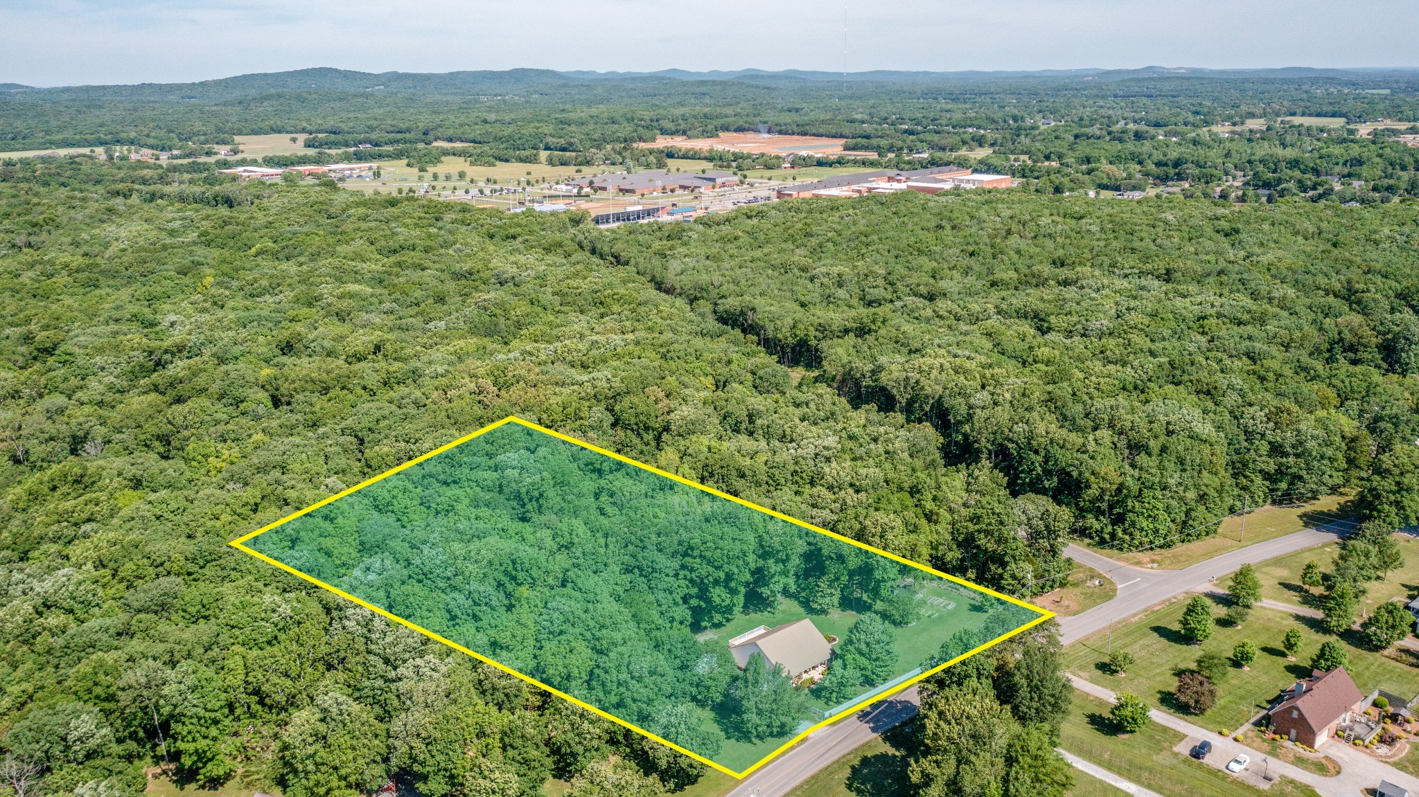 2540 Thompson Road Murfreesboro, TN 37128 - Photo 41 of 48 a view of a lush green forest with houses