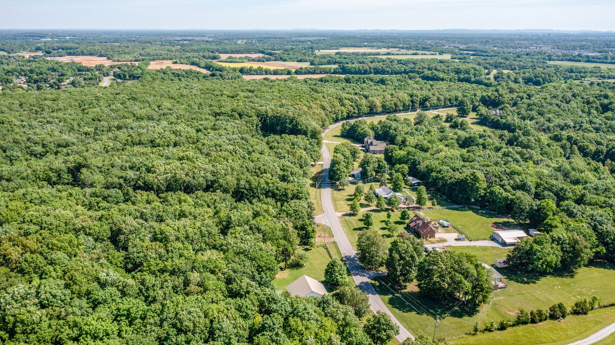 2540 Thompson Road Murfreesboro, TN 37128 - Photo 43 of 48 an aerial view of a houses with a yard
