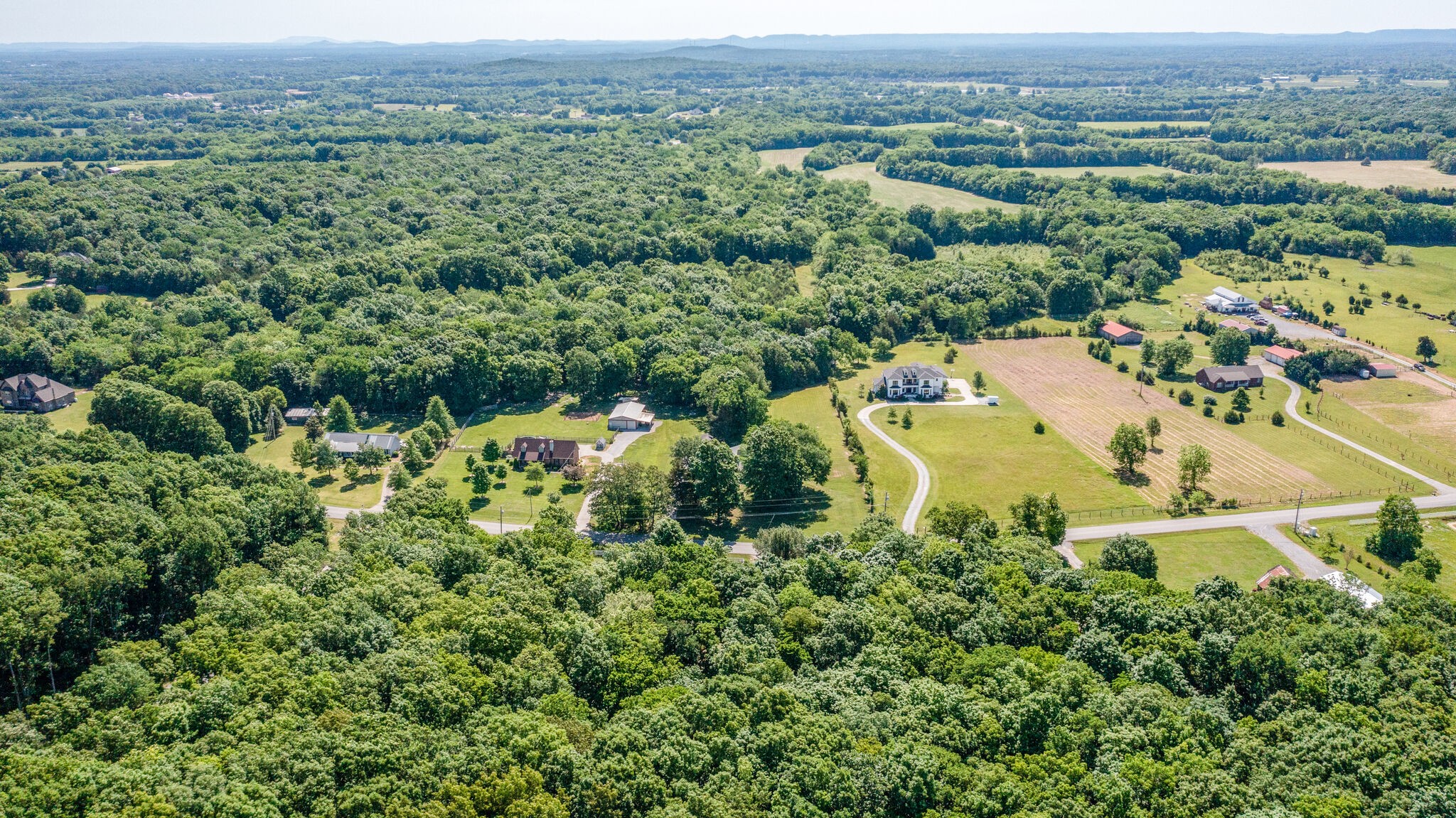 2540 Thompson Road Murfreesboro, TN 37128 - Photo 45 of 48 an aerial view of a house with a yard