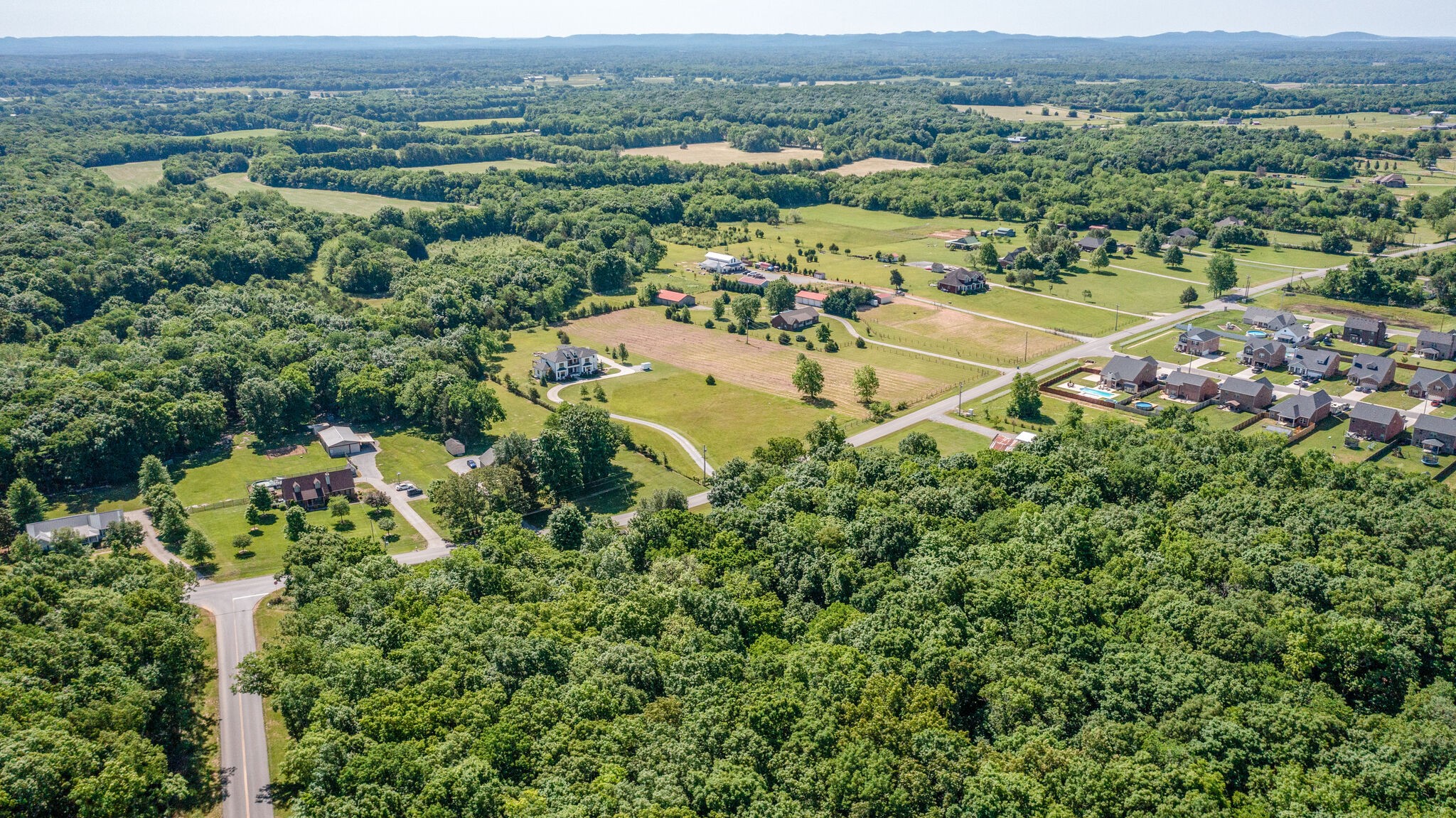 2540 Thompson Road Murfreesboro, TN 37128 - Photo 46 of 48 an aerial view of a house with a yard