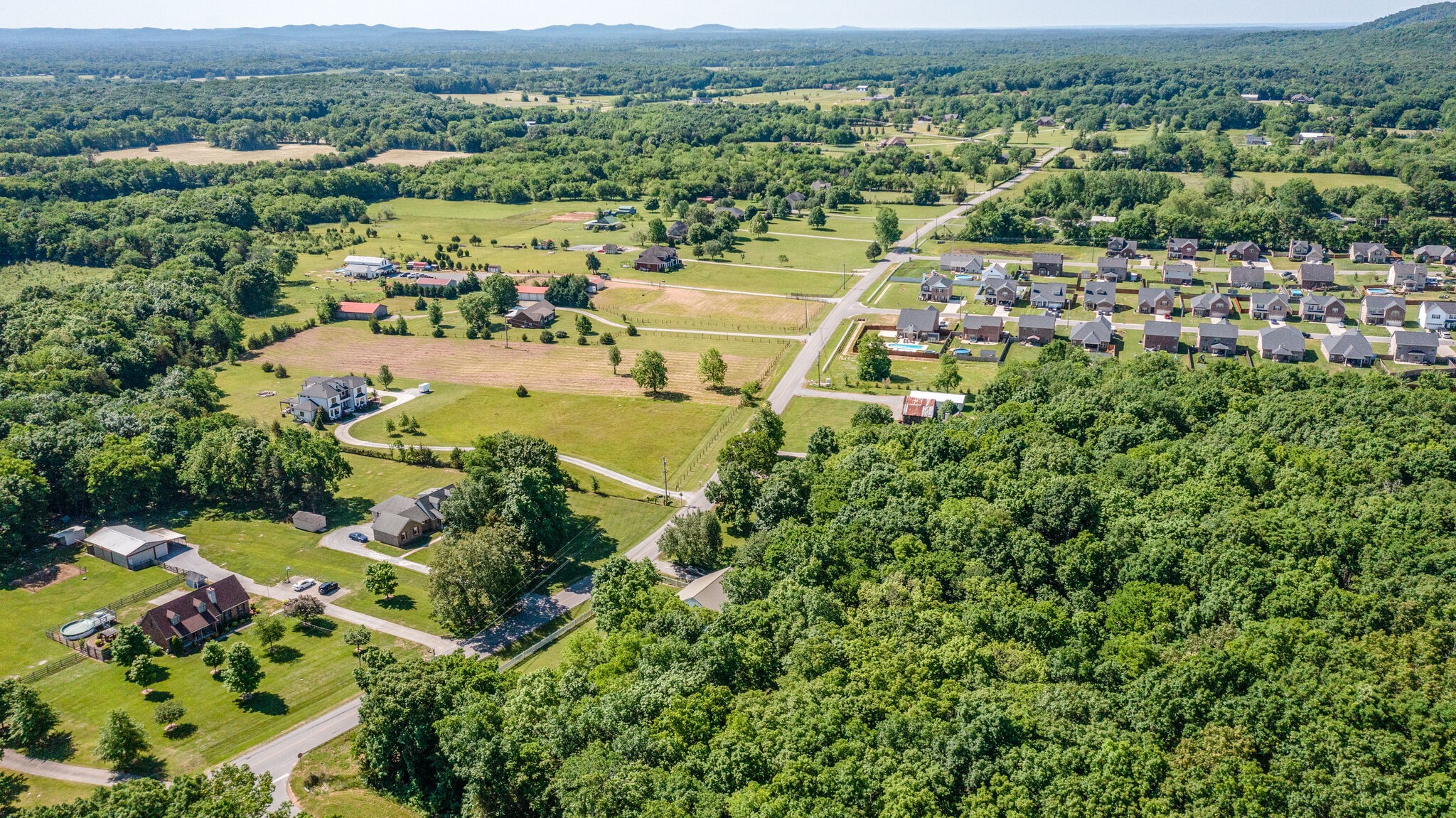 2540 Thompson Road Murfreesboro, TN 37128 - Photo 47 of 48 an aerial view of a city with lots of residential buildings