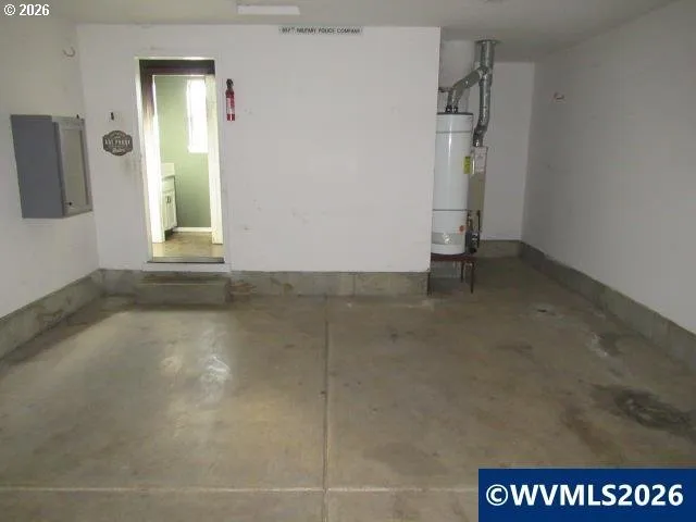 a view of backyard with green space