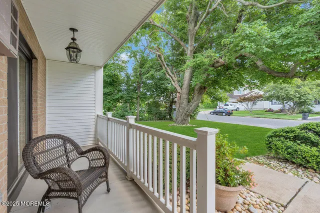 a view of a two chair in the balcony