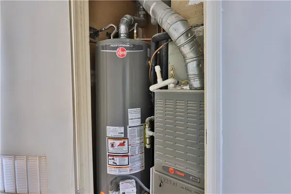 a view of storage and utility room