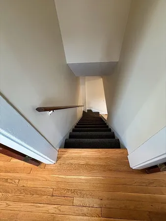 a view of livingroom with hardwood floor