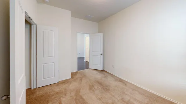 a view of an empty room