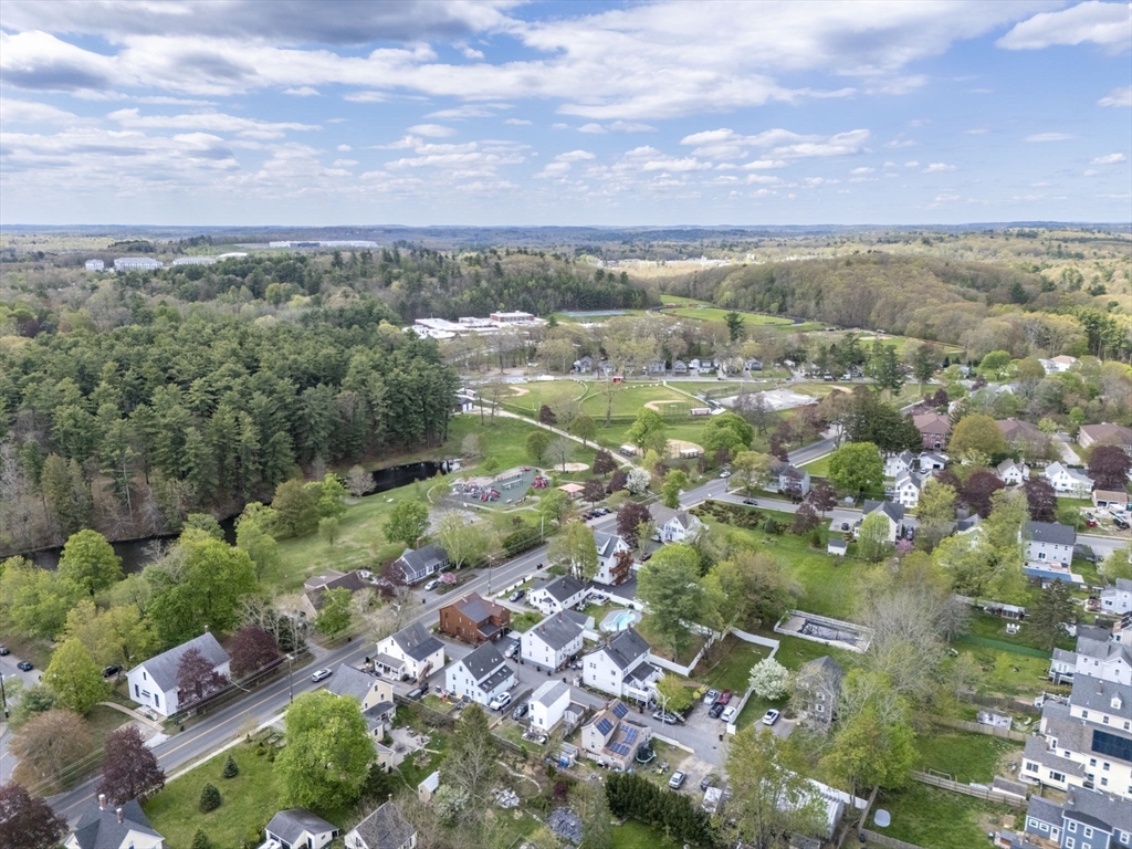 17-19 Whitehall Road Amesbury, MA 01913 - Photo 32 of 37 an aerial view of residential houses with outdoor space and trees