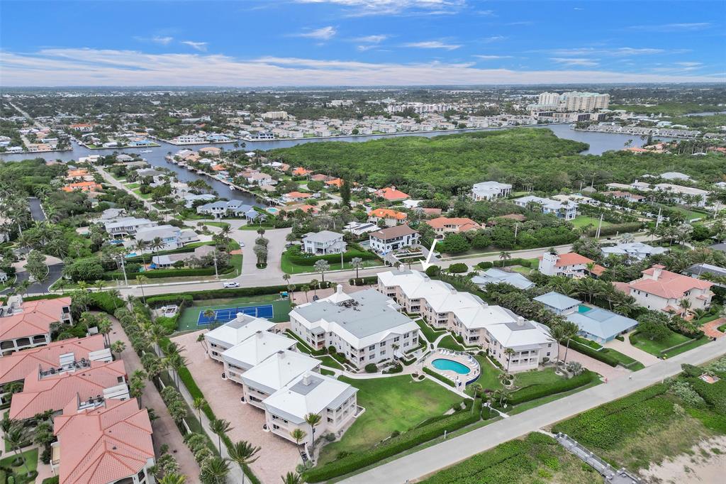 5900 Old Ocean Boulevard, Unit A9 Ocean Ridge, FL 33435 - Photo 3 of 29 an aerial view of residential houses with outdoor space