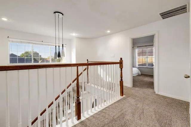 a view of an entryway with staircase