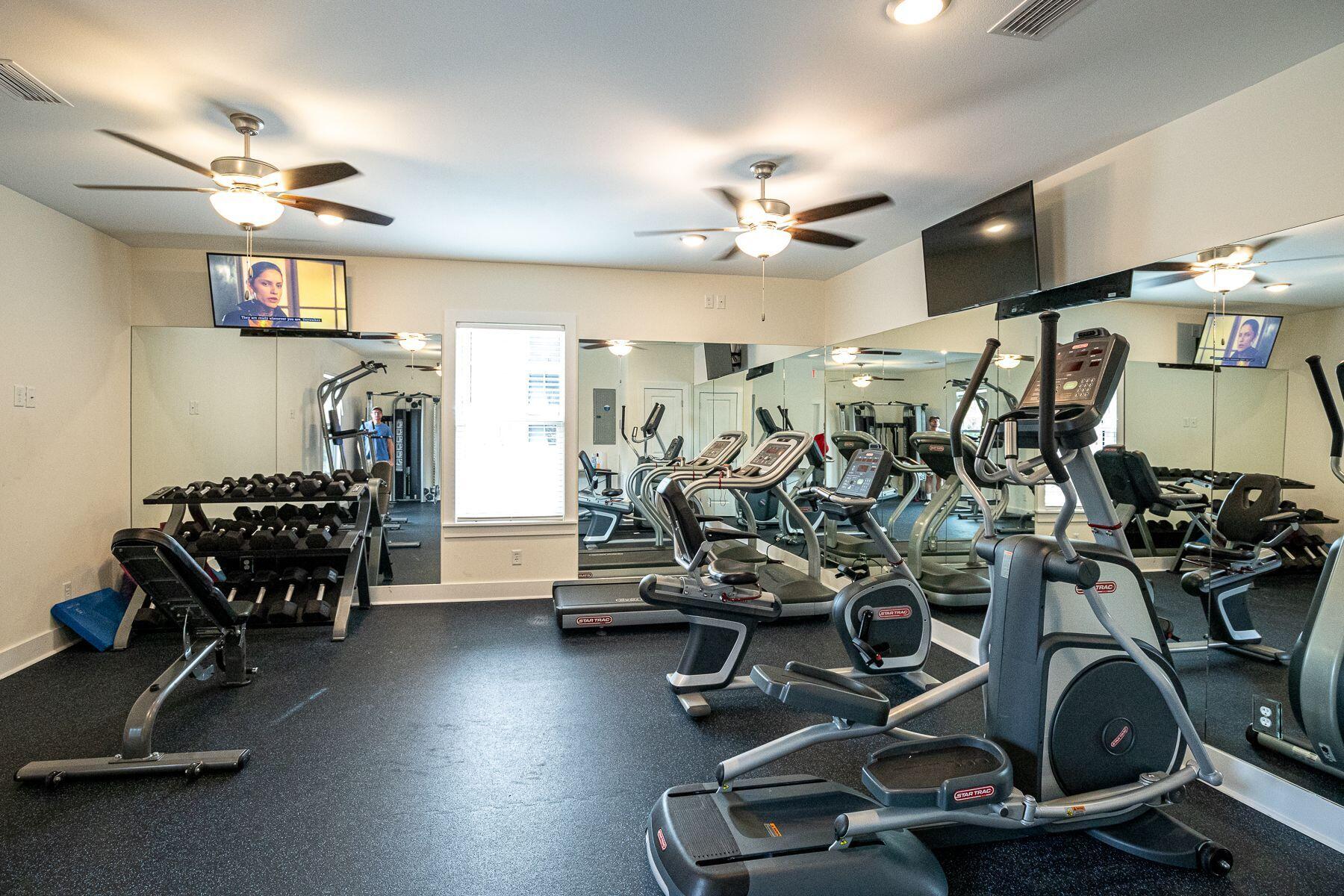 4000 West County Highway 30A, Unit 322 Santa Rosa Beach, FL 32459 - Photo 24 of 30 a view of a room with gym equipment
