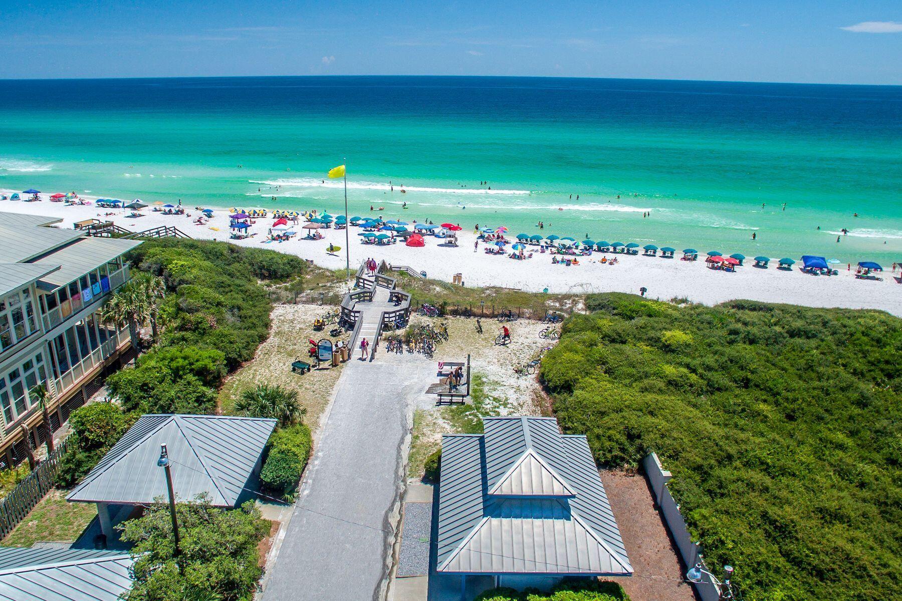 4000 West County Highway 30A, Unit 322 Santa Rosa Beach, FL 32459 - Photo 25 of 30 a view of a swimming pool with an outdoor space and seating area