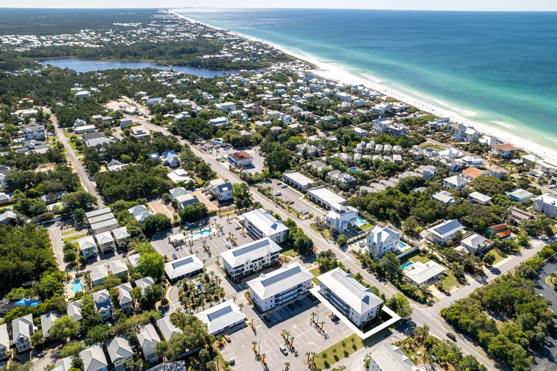 4000 West County Highway 30A, Unit 322 Santa Rosa Beach, FL 32459 - Photo 28 of 30 an aerial view of residential houses with outdoor space