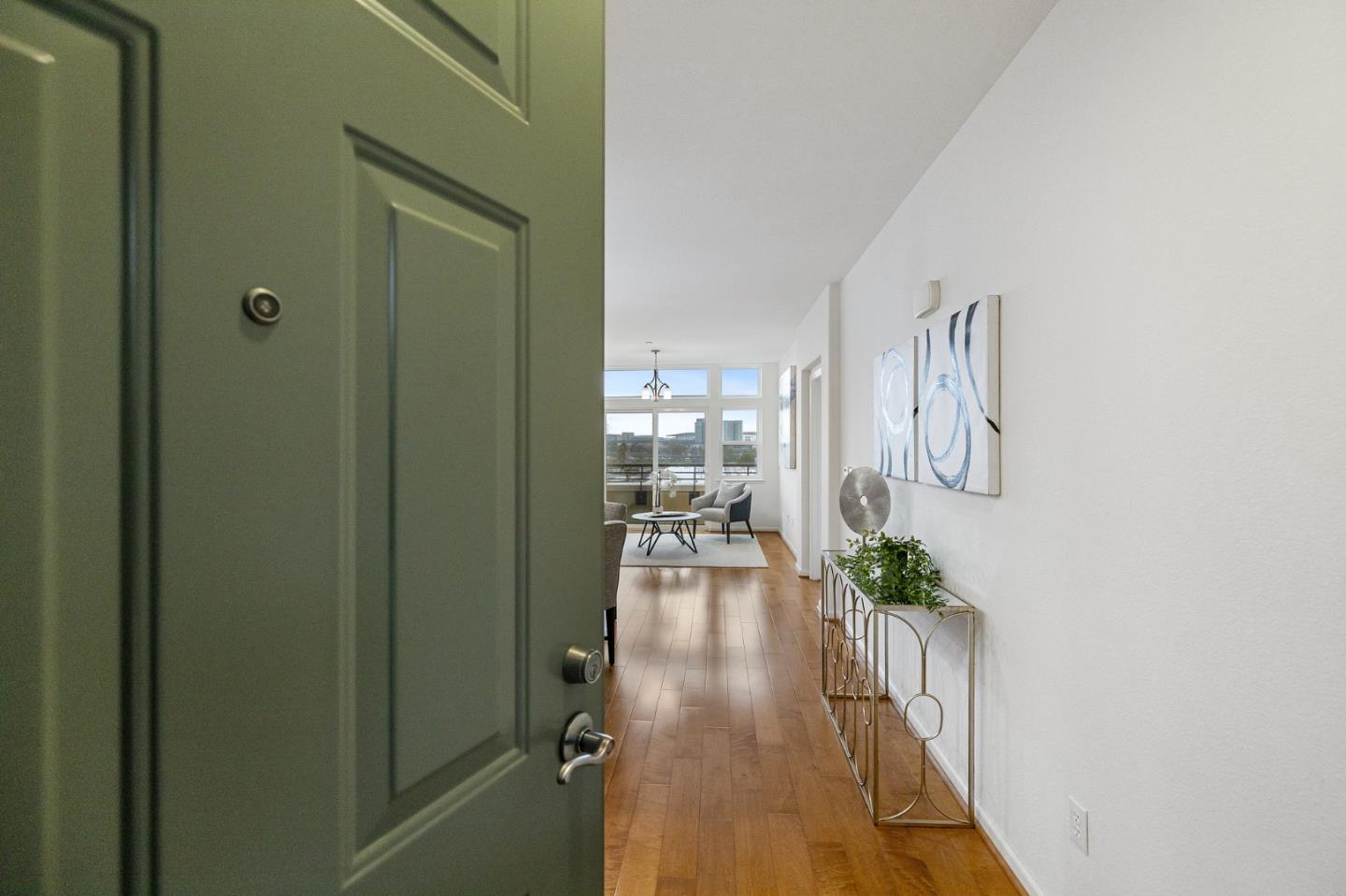 1388 Broadway, Unit 477 Millbrae, CA 94030 - Photo 2 of 33 a view of entryway and hall with wooden floor