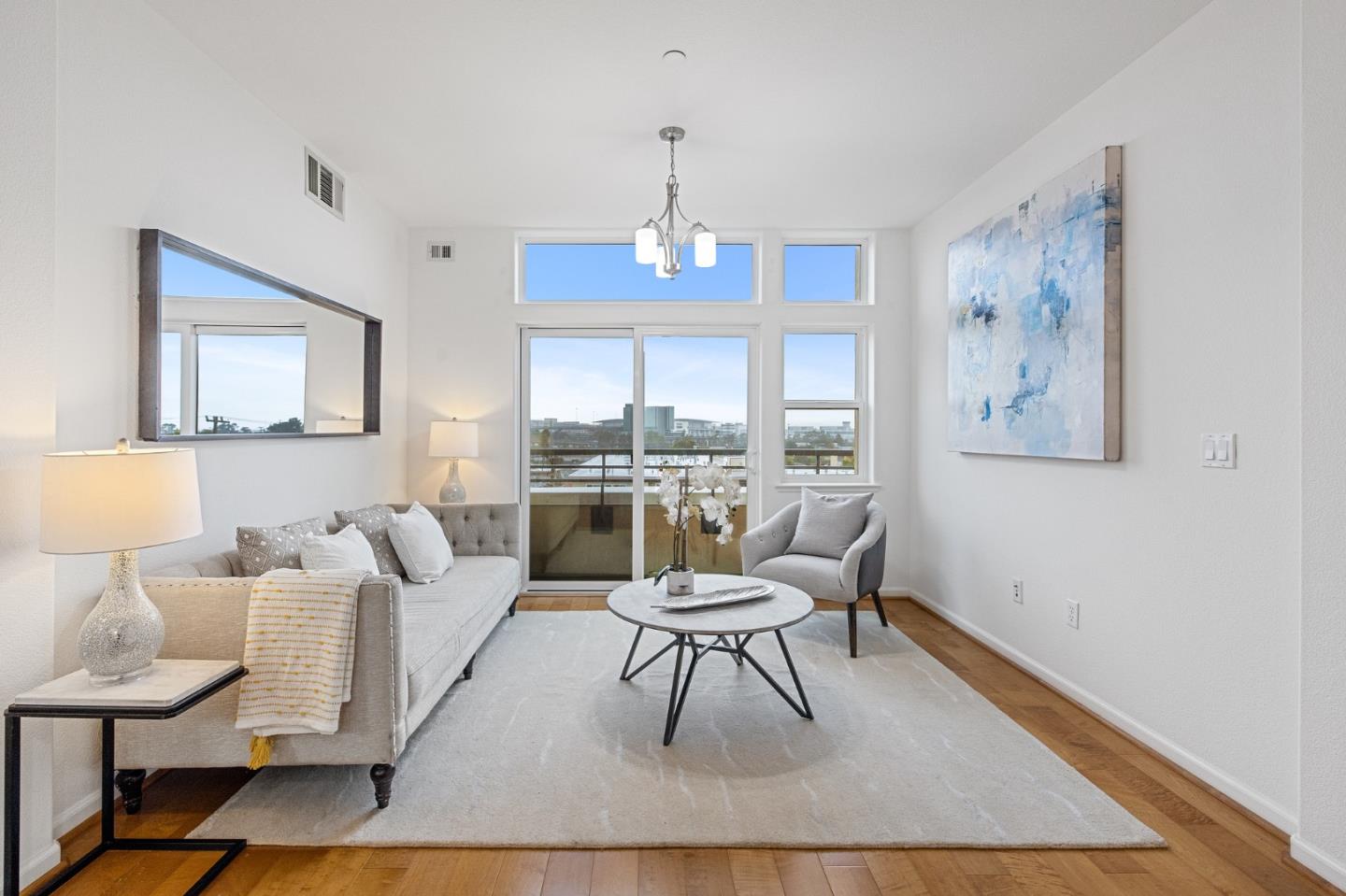 1388 Broadway, Unit 477 Millbrae, CA 94030 - Photo 5 of 33 a living room with furniture and a large window