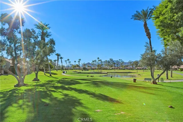 a view of an outdoor space and a lake view