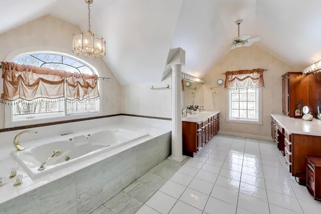 a view of a hallway with closet area