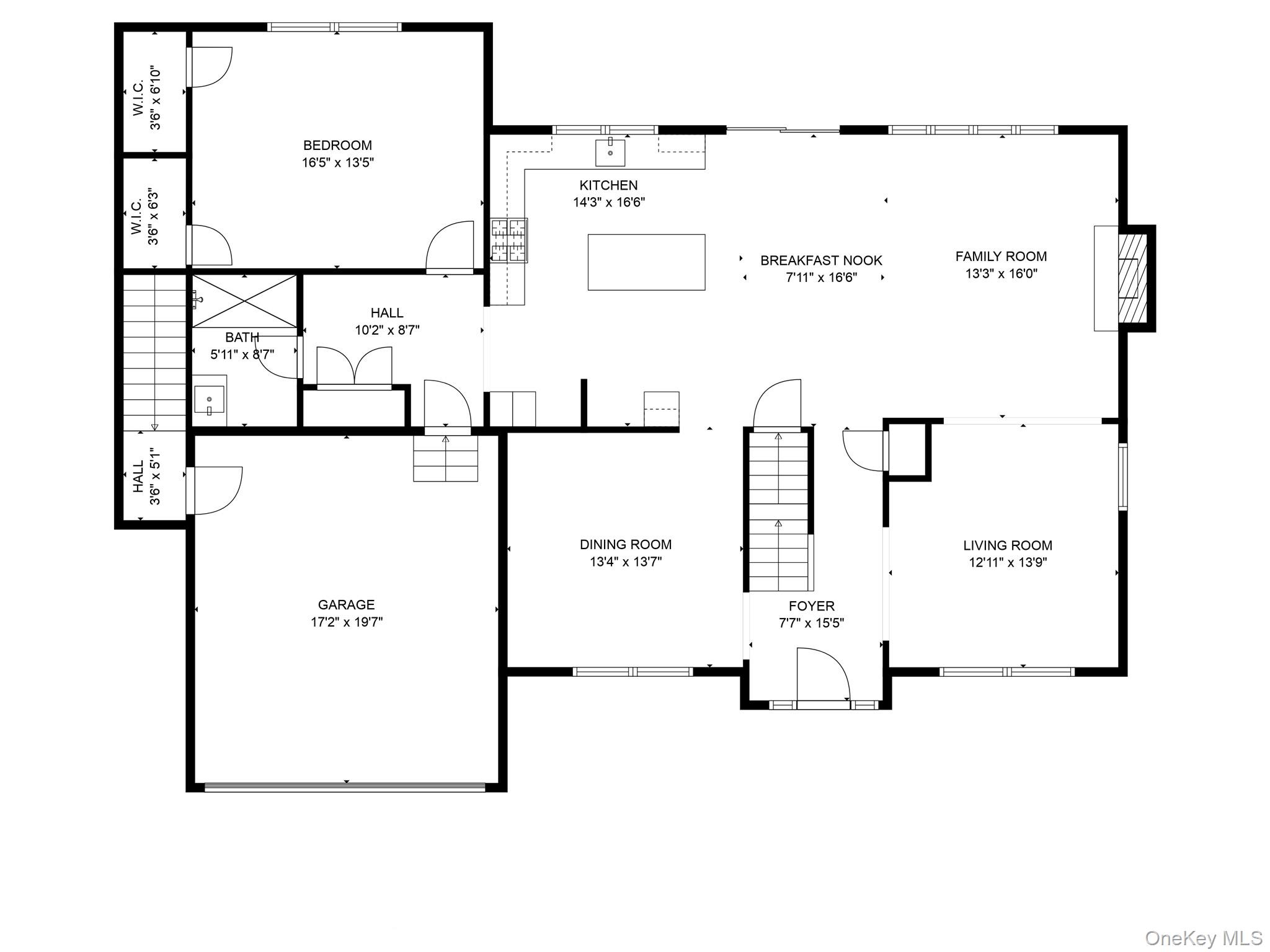 526 Park Avenue Merrick, NY 11566 - Photo 6 of 9 a picture of floor plan