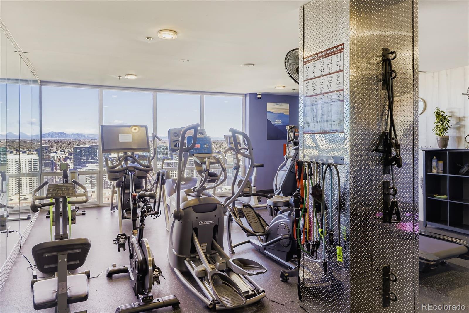 1625 Larimer Street, Unit 602 Denver, CO 80202 - Photo 15 of 22 a view of a room with gym equipment