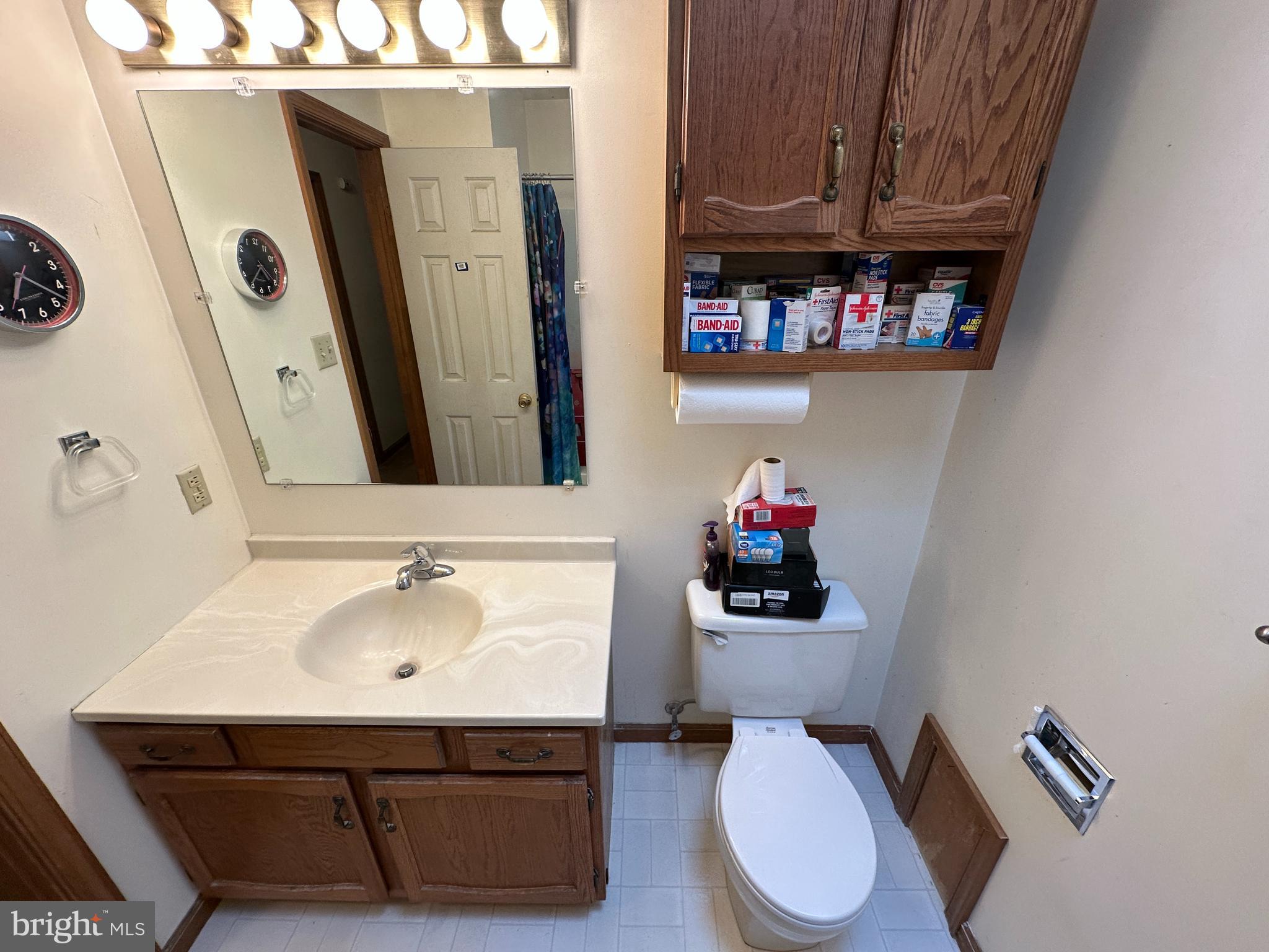 12103 Itnyre Road Smithsburg, MD 21783 - Photo 63 of 84 a bathroom with a sink mirror and toilet