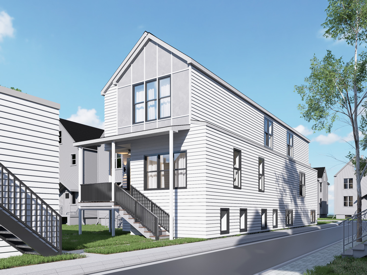 3614 North Marshfield Avenue Chicago, IL 60613 - Photo 2 of 30 a front view of a house with a yard