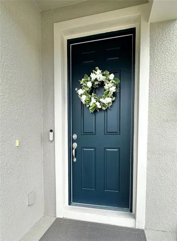 a view of a entryway