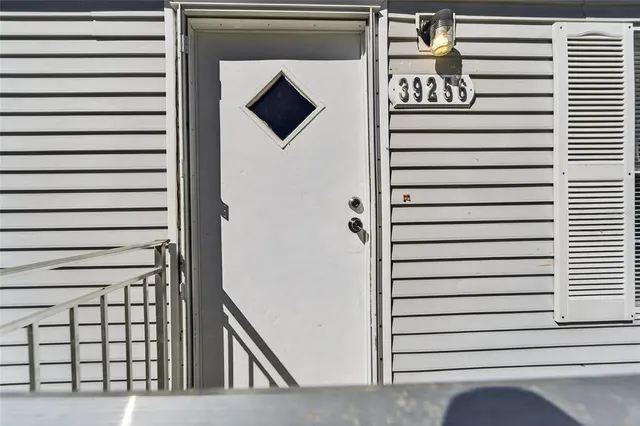 a view of a street with stairs