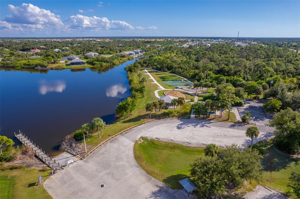14265 Imlay Avenue Port Charlotte, FL 33981 - Photo 21 of 22 a view of a outdoor space and a lake view