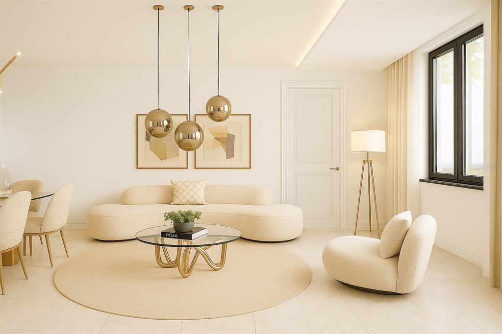 14265 Imlay Avenue Port Charlotte, FL 33981 - Photo 3 of 22 a living room with furniture and a large window