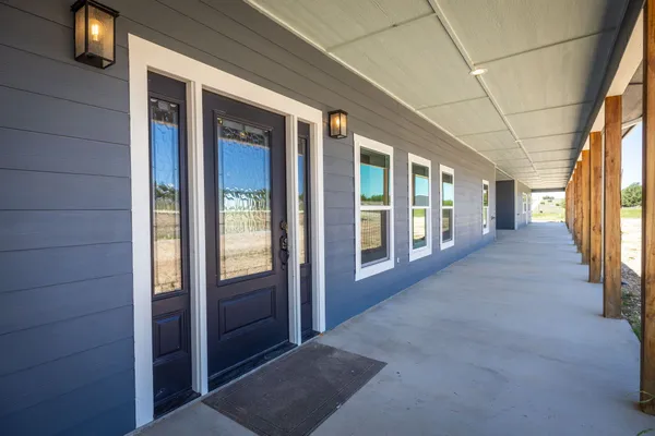 a view of a porch