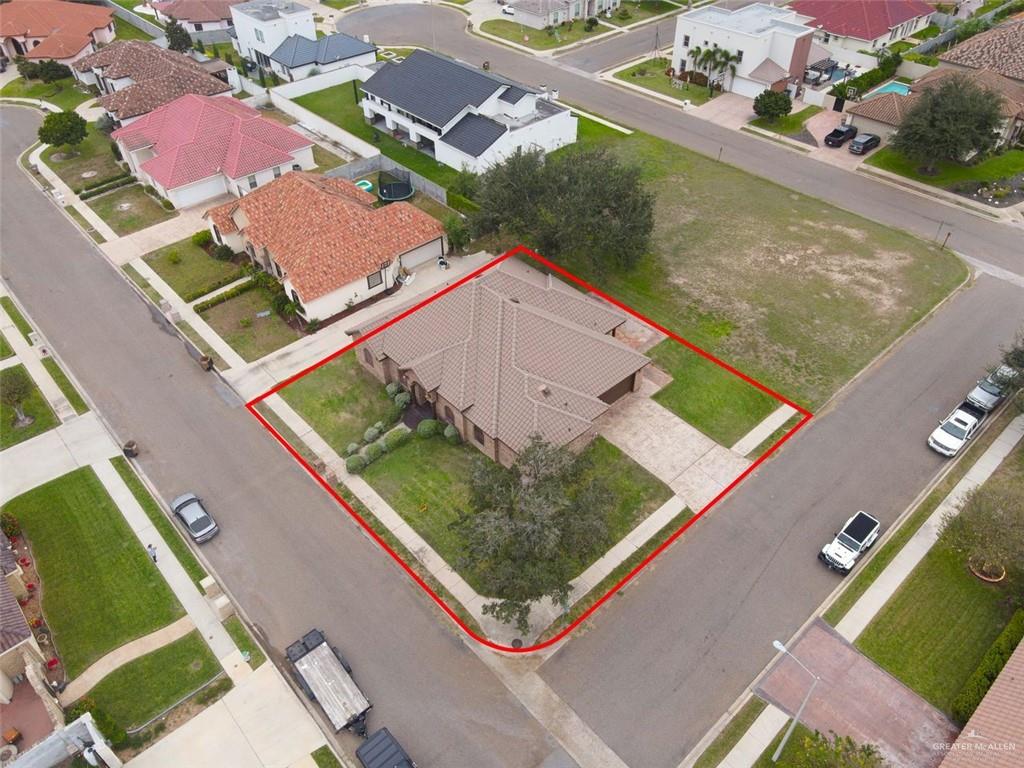 2405 West Rhin Drive Edinburg, TX 78539 - Photo 24 of 26 an aerial view of a residential houses with outdoor space and a lake view