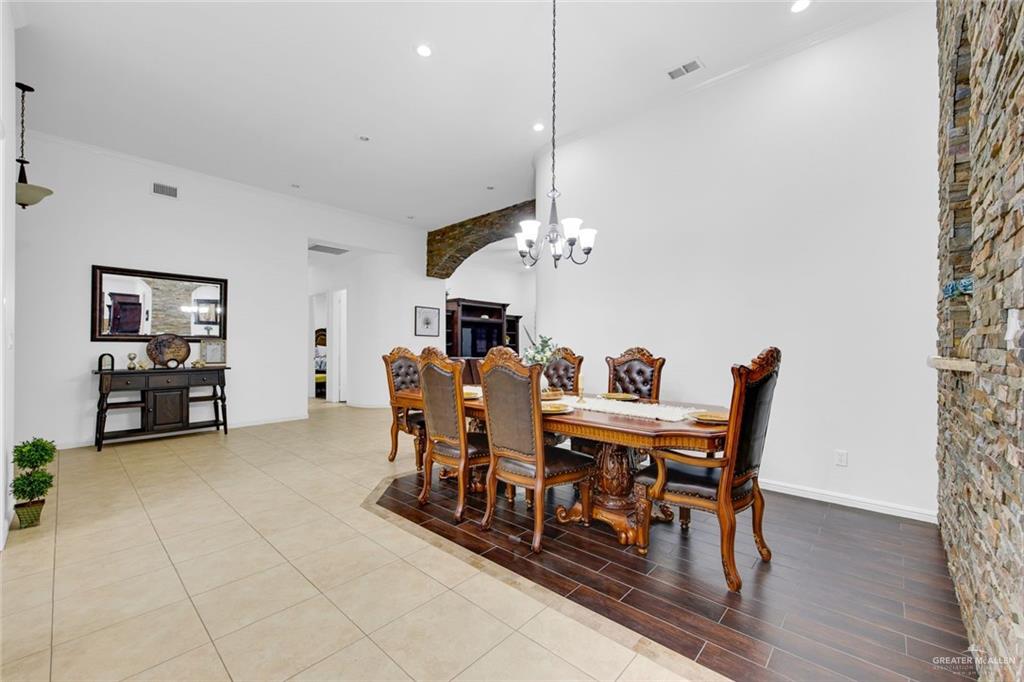 2405 West Rhin Drive Edinburg, TX 78539 - Photo 9 of 26 a view of a dining room with furniture