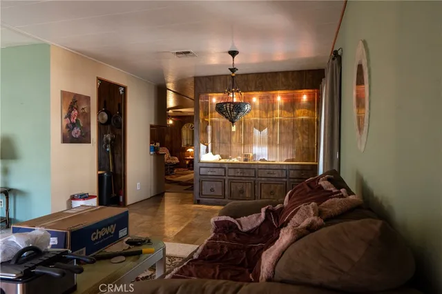 a room with furniture and window