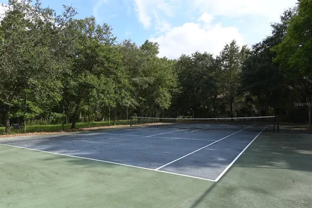 a view of a tennis court