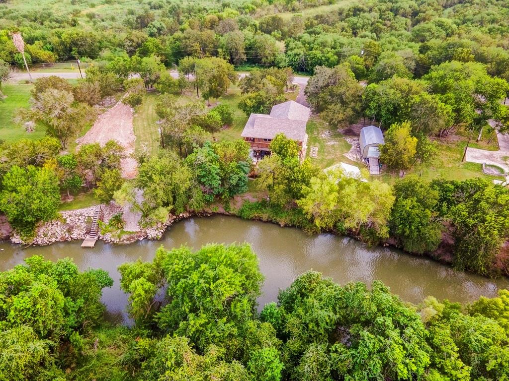 6026 County Road 73 Robstown, TX 78380 - Photo 27 of 30 an aerial view of lake and residential houses with outdoor space