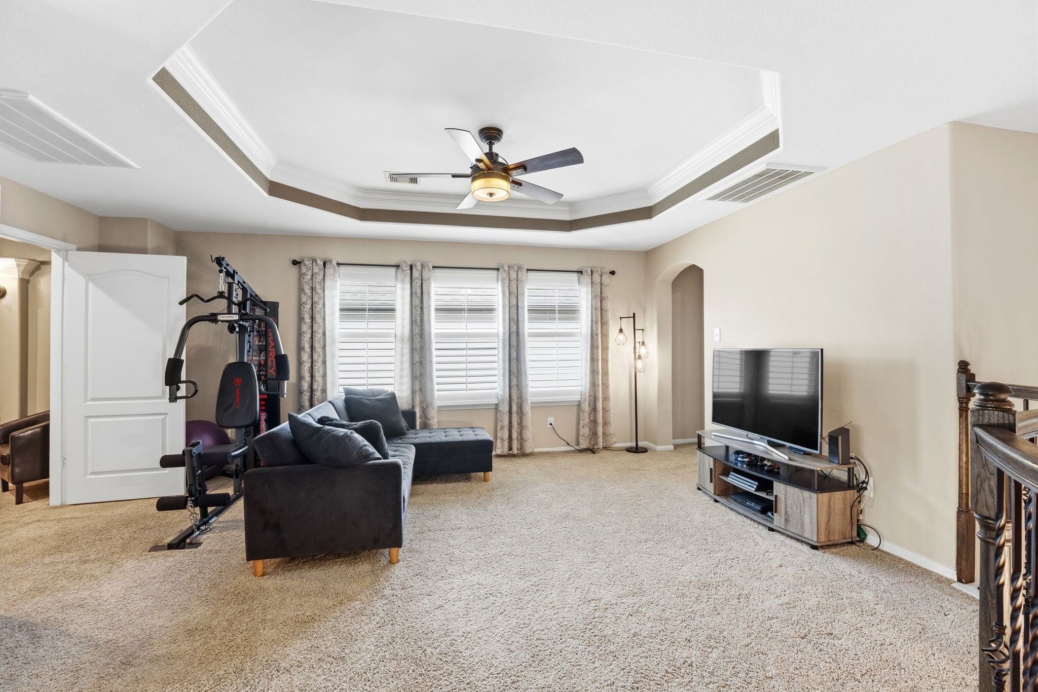 27383 Pendleton Trace Drive Spring, TX 77386 - Photo 19 of 33 Large gameroom with the media room adjacent to the left,