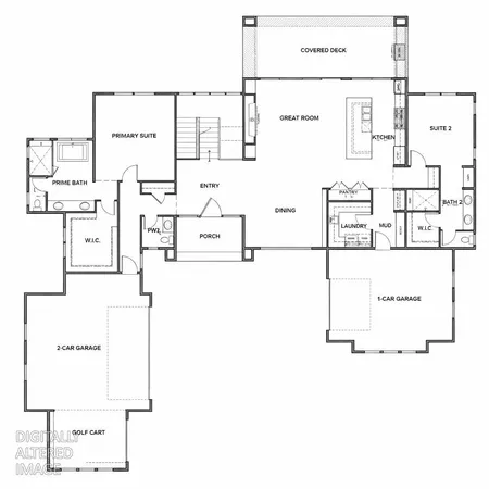 a view of a yard with trees