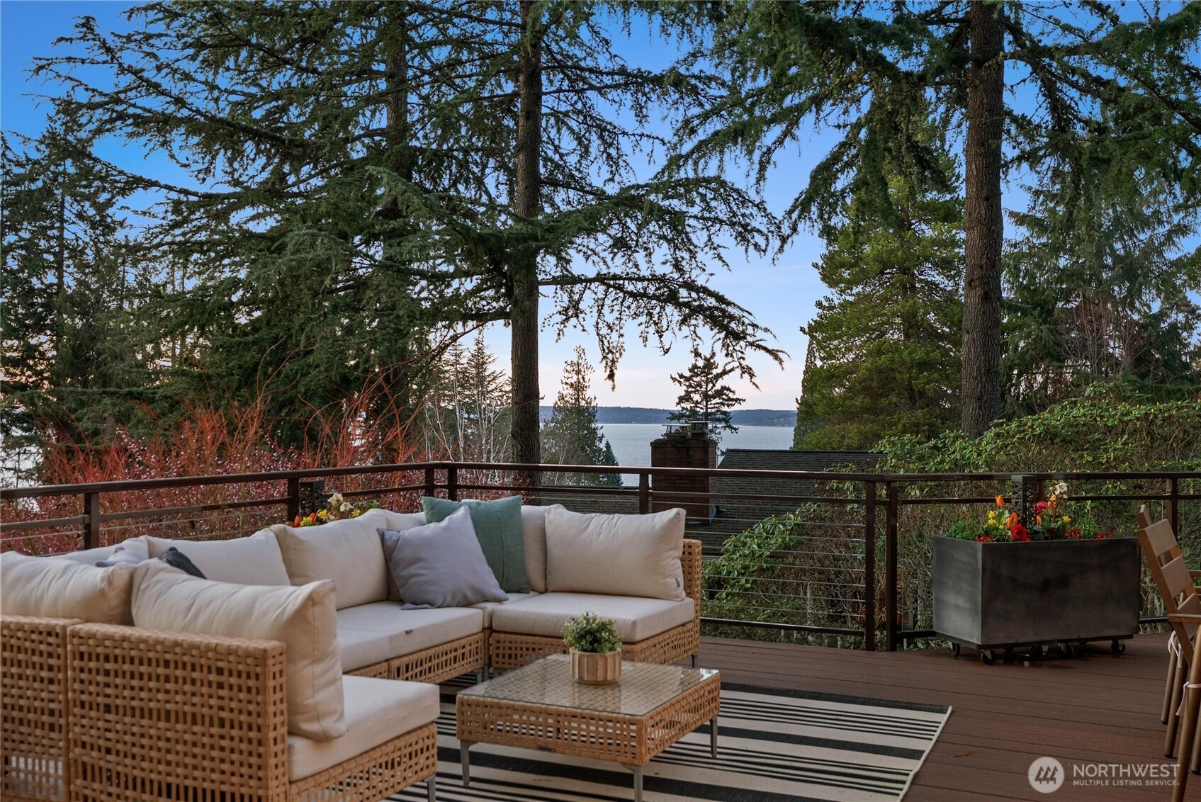 18431 High Street Edmonds, WA 98020 - Photo 34 of 40 a terrace with outdoor seating and trees