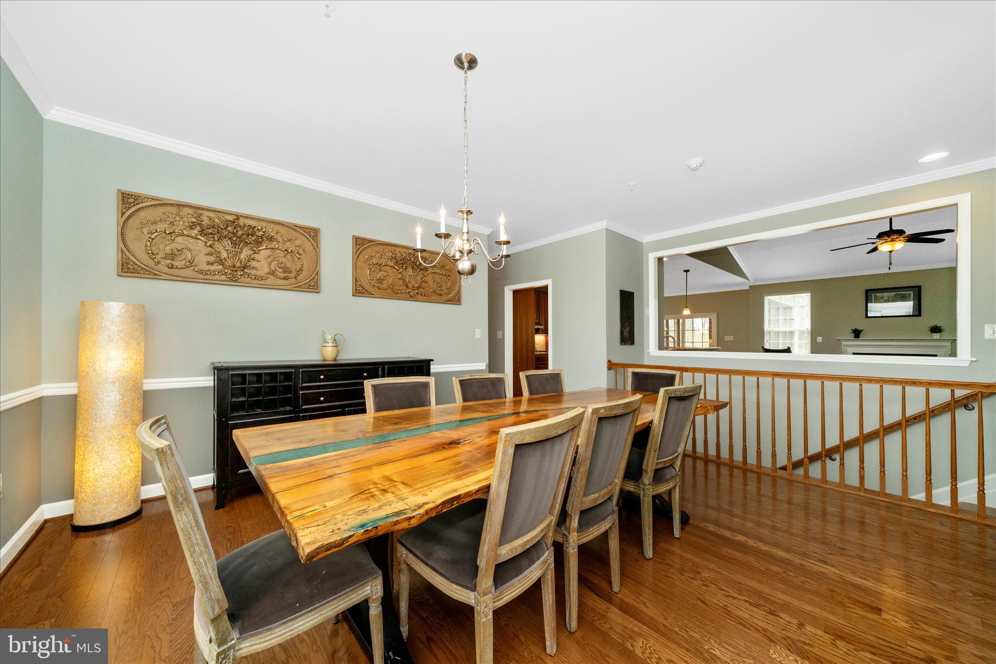 3156 Sumantown Road Middletown, MD 21769 - Photo 23 of 62 a view of a dining room with furniture window and wooden floor