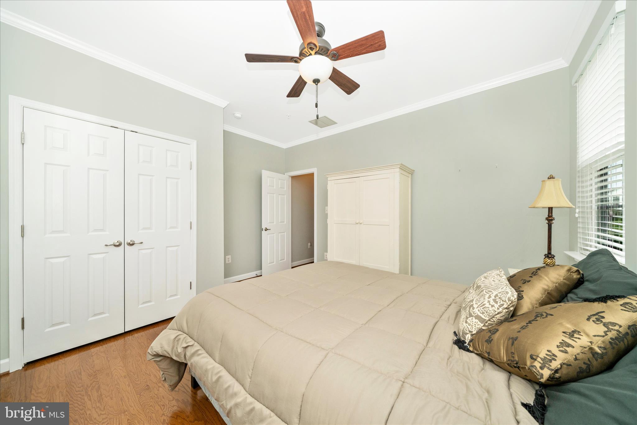 3156 Sumantown Road Middletown, MD 21769 - Photo 36 of 62 a bedroom with a bed and a ceiling fan